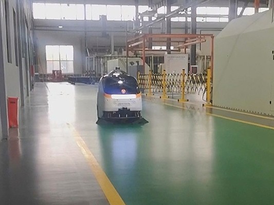 別家還在人海清掃，坦力大型掃地機器人已 “一騎絕塵”