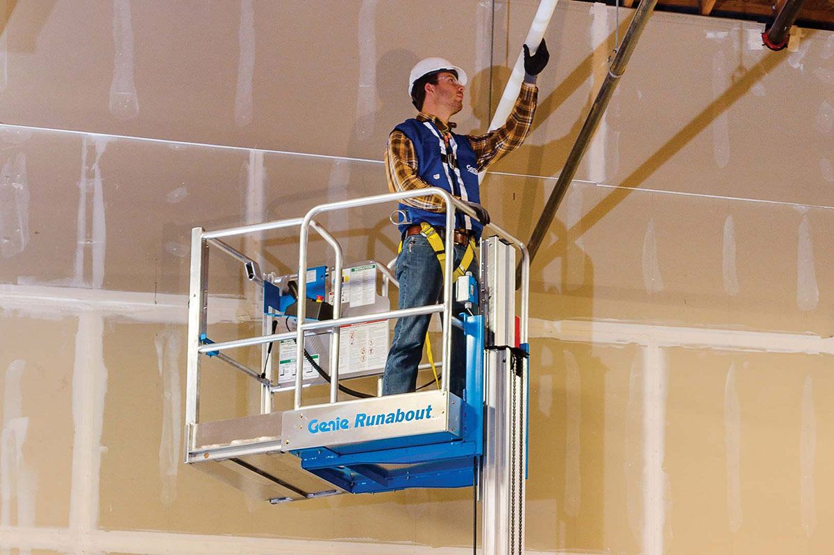 桅桿式高空作業平臺